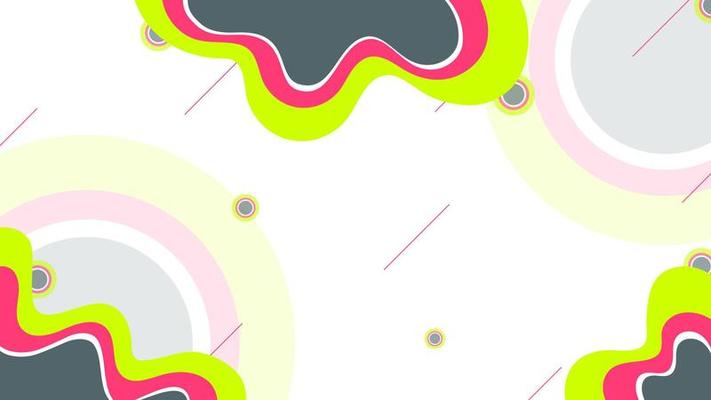 Colorful Pop and Wave Design Abstract Background for Wallpaper, Landing Page or Website Banner