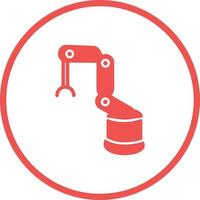 Industrial Robot Vector Icon