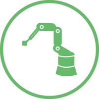 Industrial Robot Vector Icon