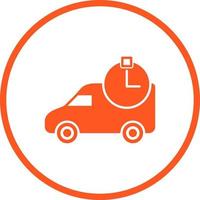 Time Based Delivery Vector Icon