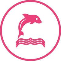 Dolphin Vector Icon