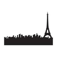 Eiffel tower in Paris. Isolated on white background,vector design. vector