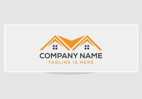 Initial Real Estate Logo. Building Development Symbol vector