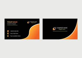 Minimal Business Card Design vector