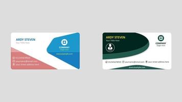 Business Name Card vector
