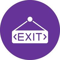 Exit Vector Icon