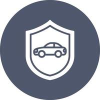 Car Insurance Vector Icon