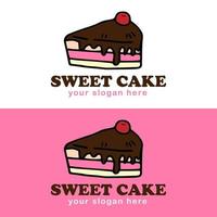 baking logo design template in two variation vector