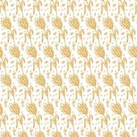 Oat pattern vector. oat symbol. rice pattern. wallpaper. free space for text. copy space. vector