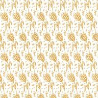 Oat pattern vector. oat symbol. rice pattern. wallpaper. free space for text. copy space. vector