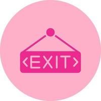 Exit Vector Icon