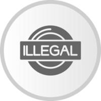 Illegal Vector Icon