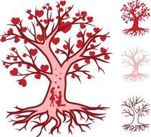 Tree Of Love Laser Cut File vector