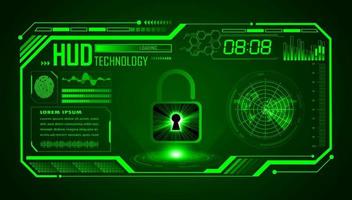 Modern HUD Technology Screen Background vector