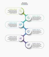 Presentation business infographic template vector