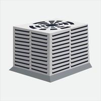 The air conditioning system. AC, Vector illustration.