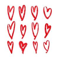 Hand drawn doodle love icon vector