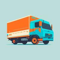 truck Delivery logo icon. Delivery service concept. Vector illustration