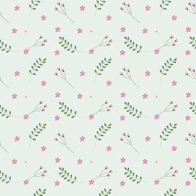 Linear pink card on a green background. Spring wedding invitation. Floral vintage seamless pattern. Modern botanical pattern. Abstract line drawing. Floral floral design. Vector art illustration.