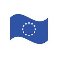 bandera de europa vectores