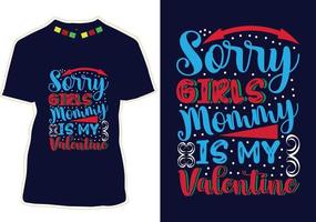 Valentine's Day T-shirt Design vector