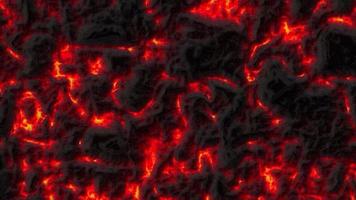 Lava Magma animation loop background 4K video