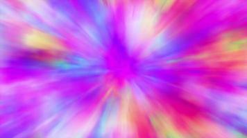 kleurrijk ultieme psychedelisch geanimeerd achtergrond video