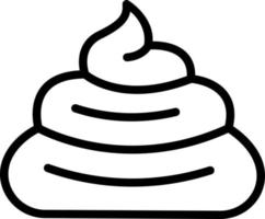 line icon for shit vector