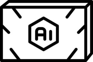 line icon for aluminum vector