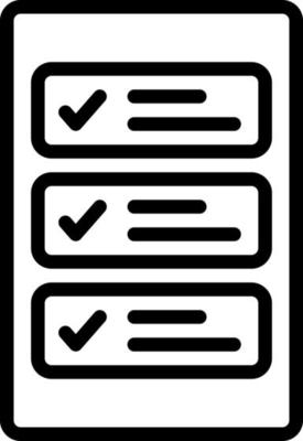 line icon for correctly