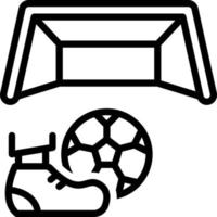 line icon for soccer vector