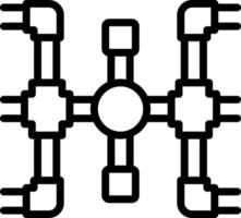 line icon for pipeline vector