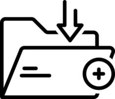 line icon for adds vector