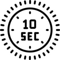 line icon for sec vector