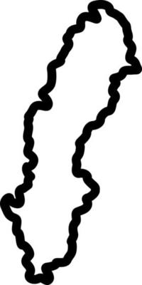 line icon for swedish