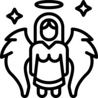 line icon for angeles vector