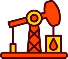 Drilling Rig Vector Icon