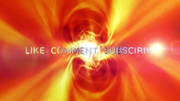 Like Comment Subscribe golden text 3D Cinematic Title video