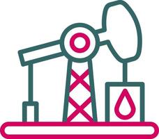 Drilling Rig Vector Icon