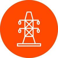 icono de vector de torre eléctrica