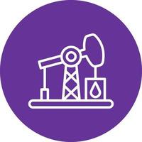 Drilling Rig Vector Icon