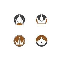 Crown Logo Template vector