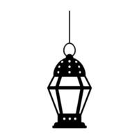 ilustración de vector de icono de linterna. logotipo de icono de linterna