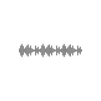 sound wave ilustration logo vector