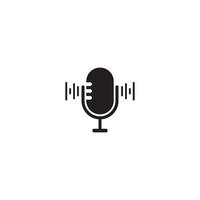 Podcast logo vector