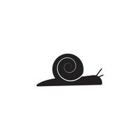 snail logo template vector