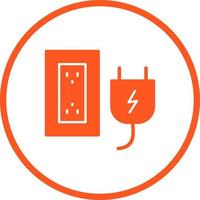 Plug and Socket Vector Icon