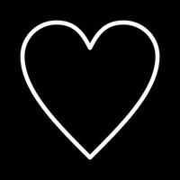 Beautiful Heart vector line icon