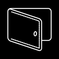 Beautiful wallet Vector line icon