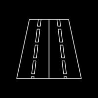 Beautiful Road vector line icon